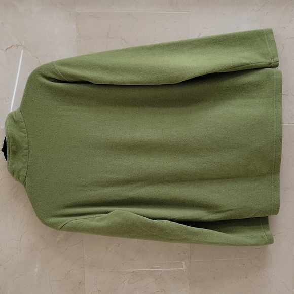 MEN'S PRO CAM-FIS GREEN FLEECE SWEATER SWEATSHIRT SIZE MEDIUM - Picture 4 of 4